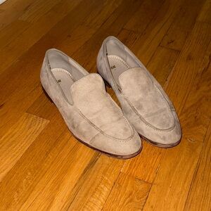 Men's Tan Suede Loafers